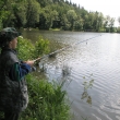 m�j syn s prutem Tokoz SOL II a navij�kem Tokoz Reex (29.5 2011)